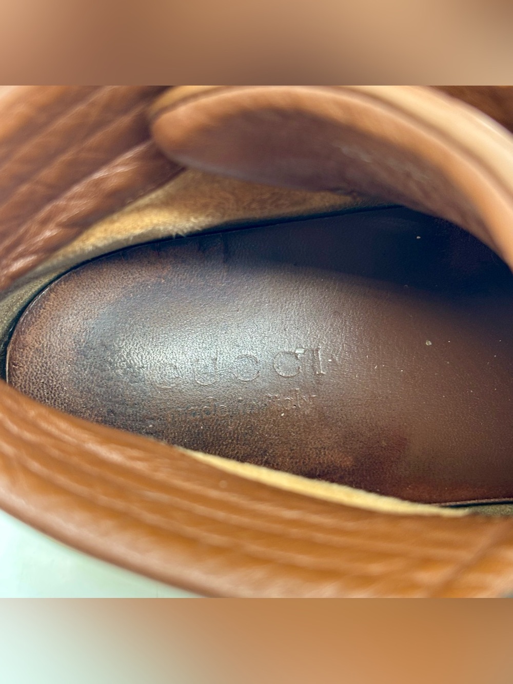 Gucci Guccissima High Top Sneaker - Picture 8 of 10